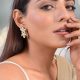 Ulta Chaand Phool Earring